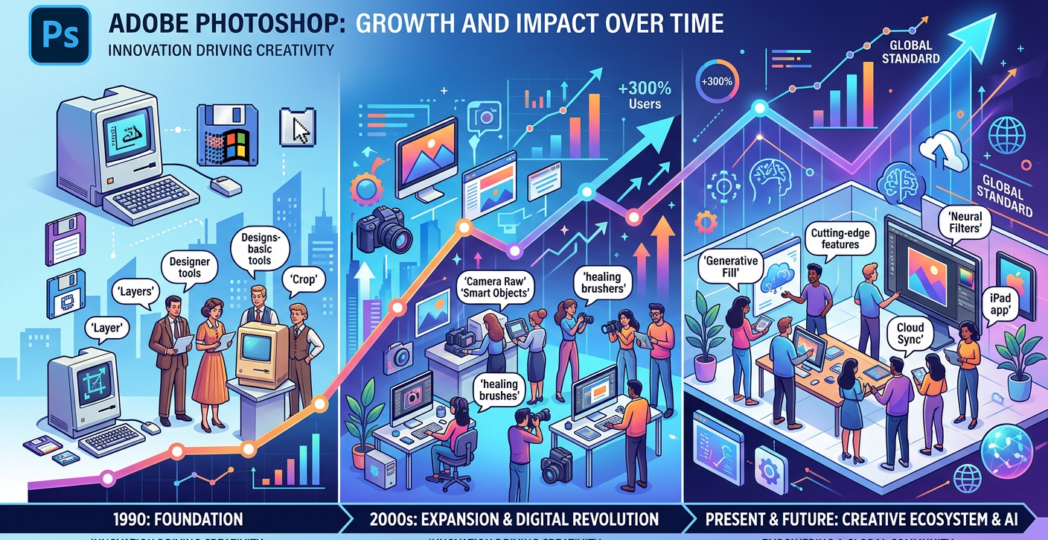 Adobe Photoshop Innovation and growth